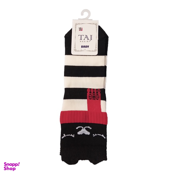 جوراب بچه گانه تاج (Taj) مدل عروسکی طرح راه راه