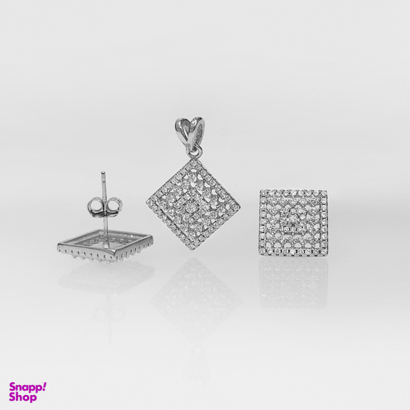 نیم ست نقره زنانه اقلیمه کد NN318