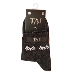 جوراب نیم ساق بوکله زنانه تاج (Taj) طرح چشم