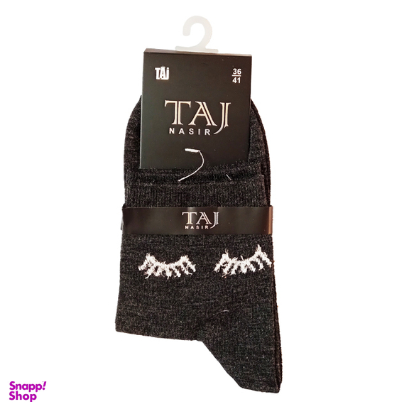 جوراب نیم ساق بوکله زنانه تاج (Taj) طرح چشم