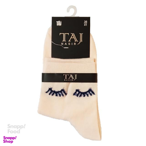 جوراب نیم ساق بوکله زنانه تاج (Taj) طرح چشم