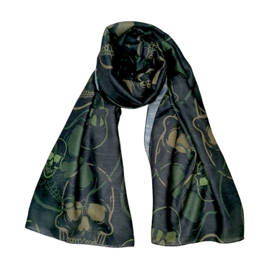 شال زنانه گرین استایل (Green Style) طرح اسکلتی کد 01