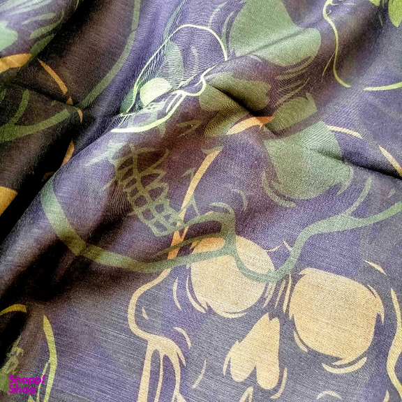 شال زنانه گرین استایل (Green Style) طرح اسکلتی کد 01