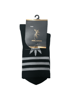 جوراب مردانه نیم ساق ملورین (Melorin) طرح آدیداس سه خط