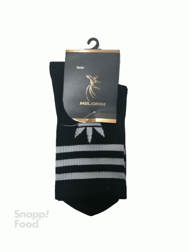 جوراب مردانه نیم ساق ملورین (Melorin) طرح آدیداس سه خط