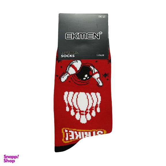 جوراب زنانه ساق بلند اکمن (Ekmen) طرح بولینگ کد R215288