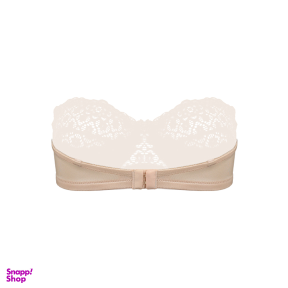 سوتین گیپور دکلته بدن نما روژان (Rojan) کد B197-1 رنگ کرم