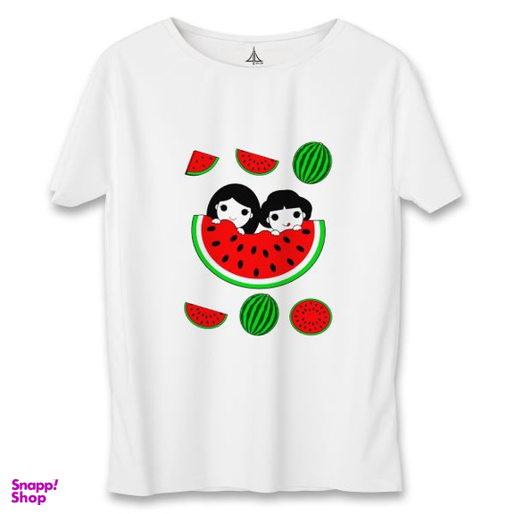 تی شرت مردانه به رسم (Behrasm) طرح یلدا هندوانه کد 3358