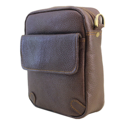 کیف رودوشی مردانه چرم آرا مدل d021 f