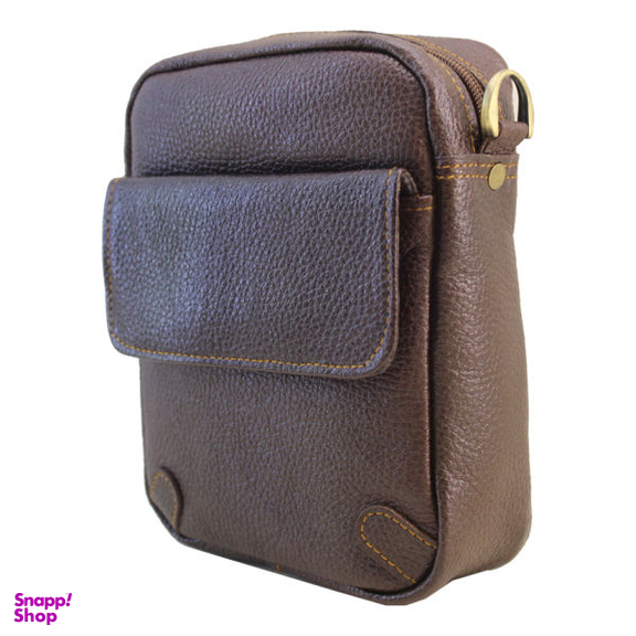 کیف رودوشی مردانه چرم آرا مدل d021 f