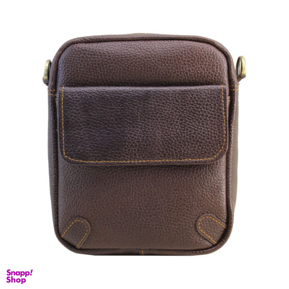 کیف رودوشی مردانه چرم آرا مدل d021 f