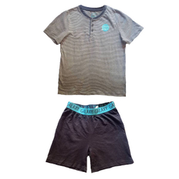 ست تی شرت و شلوارک پسرانه پیپرتس مدل lan100