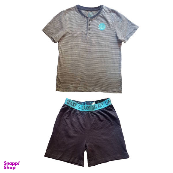 ست تی شرت و شلوارک پسرانه پیپرتس مدل lan100