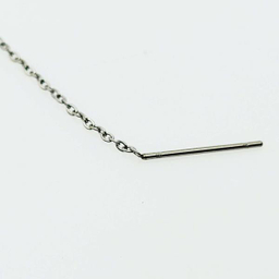 گوشواره زنانه مدل بخیه ای طرح ضربان کد 480GUZ