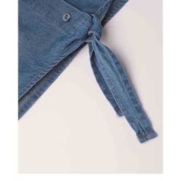 شومیز آستین حلقه ای زنانه آر ان اس (RNS) کد 11271006 رنگ سرمه‌ای