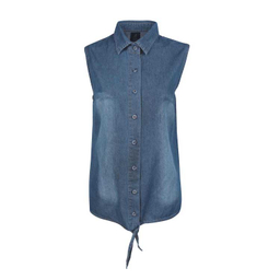 شومیز آستین حلقه ای زنانه آر ان اس (RNS) کد 11271006 رنگ سرمه‌ای