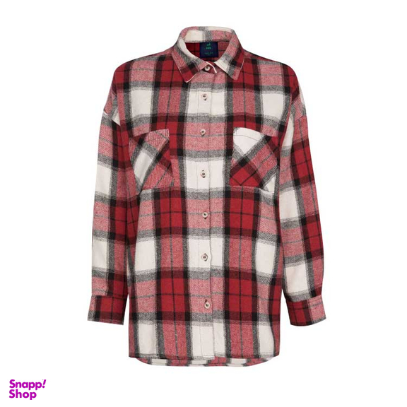 شومیز زمستانی زنانه آر ان اس (RNS) کد 11271170 رنگ قرمز