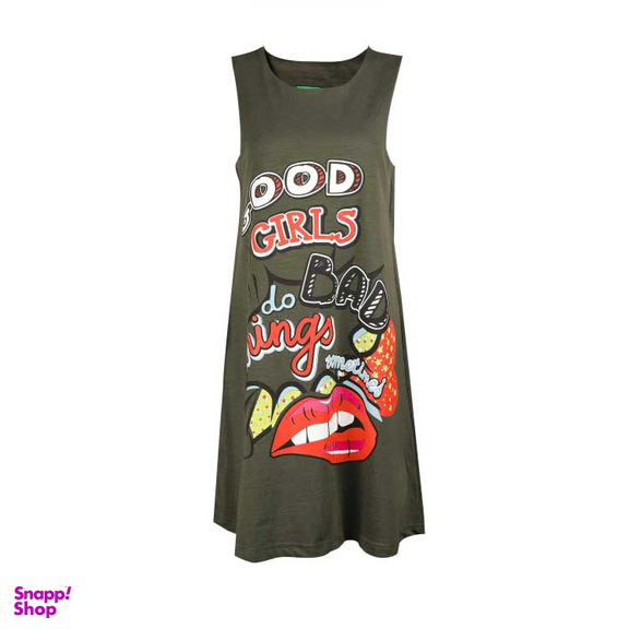 تونیک زنانه آر ان اس (RNS) کد 11080857 رنگ سبز ارتشی