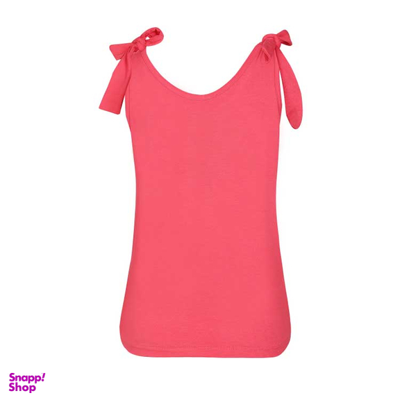 تاپ زنانه سرشانه گره دار آر ان اس (RNS) کد 101134 رنگ صورتی تیره