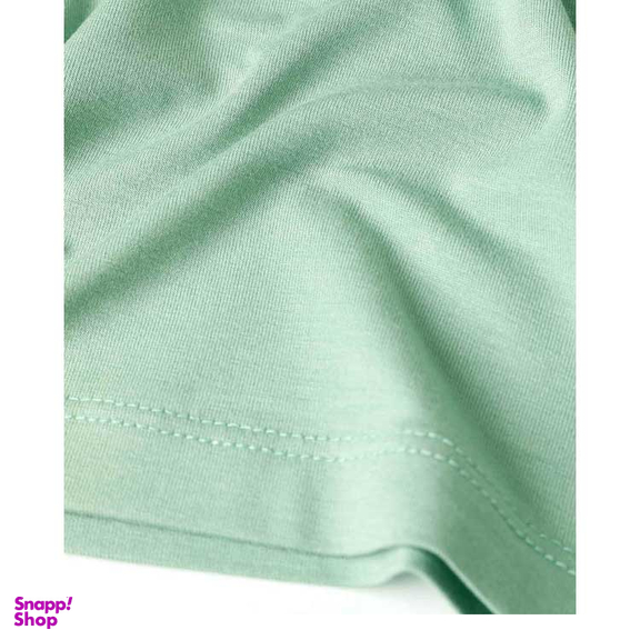 تاپ زنانه سرشانه گره دار آر ان اس (RNS) کد 101134 رنگ سبز روشن