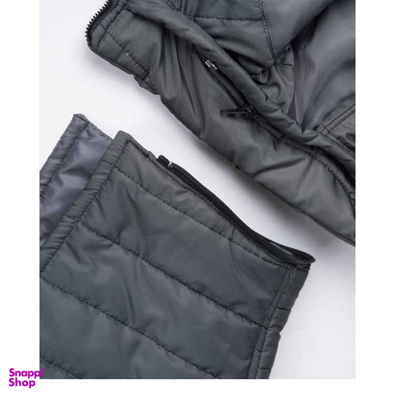 جلیقه کلاه دار مردانه آر ان اس (RNS) کد 12141212 رنگ طوسی تیره