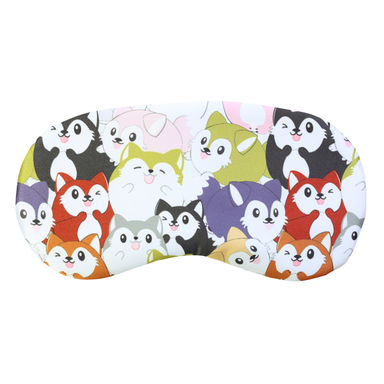 چشم بند کمپرس دار طرح گربه های رنگی کد R215317