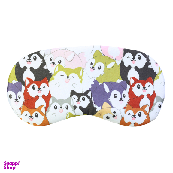 چشم بند کمپرس دار طرح گربه های رنگی کد R215317