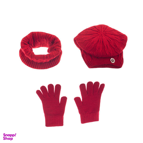 شال نیلیا رنگ قرمز