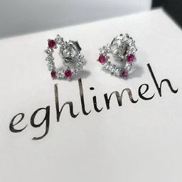 گوشواره نقره زنانه اقلیمه (Eghlimeh) کد EN338