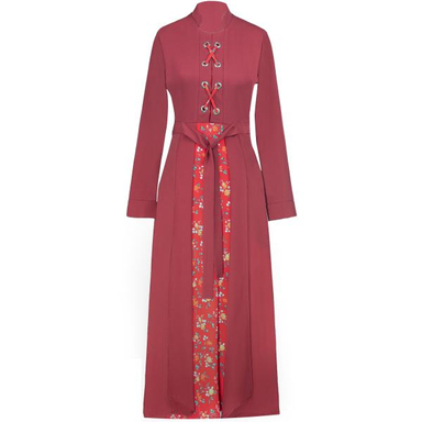 مانتو ژانت1 زرشکی