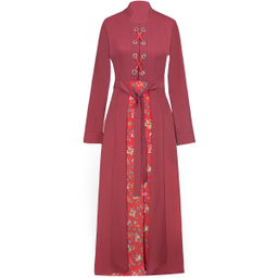 مانتو ژانت1 زرشکی