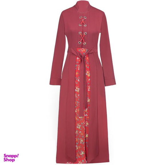 مانتو ژانت1 زرشکی