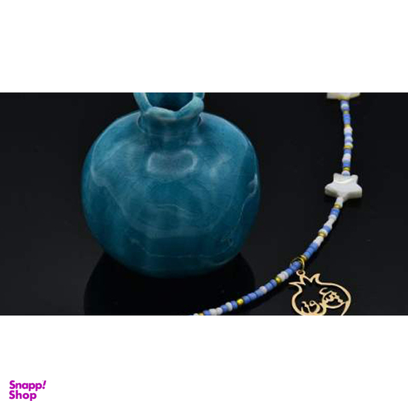 گردنبند طلا 18 عیار زنانه سانا گالری طرح عشق کد 590D3045