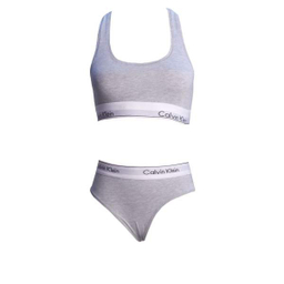 ست شورت و سوتین زنانه کلوین کلاین مدل gray 2323