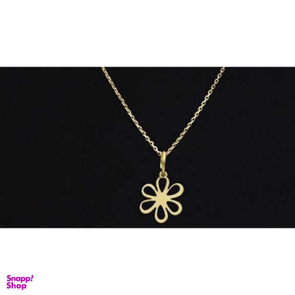 گردنبند طلا 18 عیار زنانه سانا گالری طرح گل کد 773D3164
