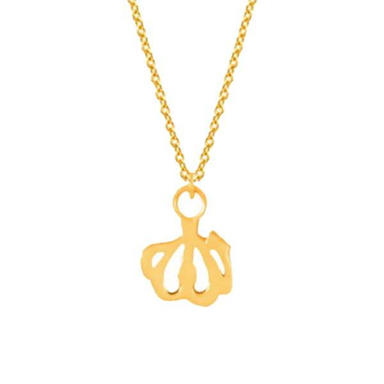 گردنبند طلا 18 عیار زنانه شمیم گلد گالری مدل الله کد D9240