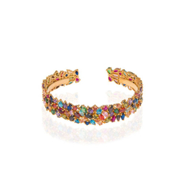 دستبند طلا 18 عیار زنانه کاپانی مدل KB005