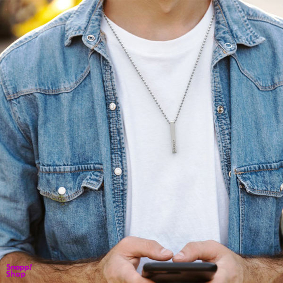 گردنبند مردانه ترمه 1 مدل اهورا کد Oa 054
