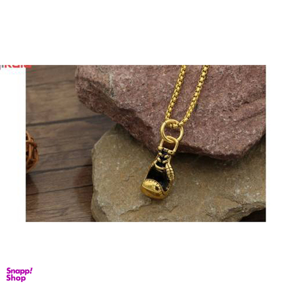 گردنبند زنانه لوکسین طرح دستکش بوکس مدل N589