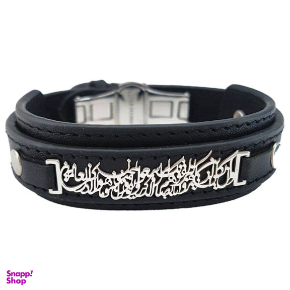 دستبند نقره مردانه ترمه 1 طرح و ان یکاد کد mas 00670