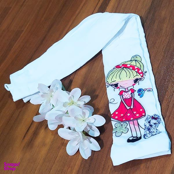 ساق شلواری دخترانه مدل ملوسک