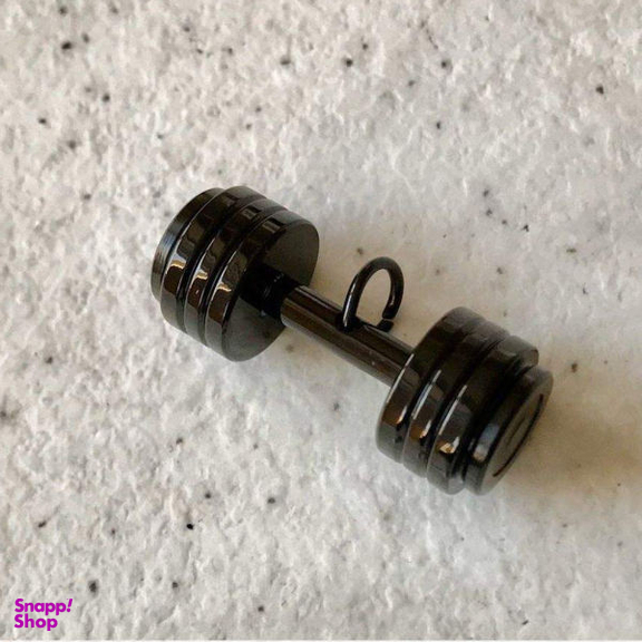 آویز گردنبند مردانه مدل دمبل j-11372
