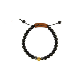 دستبند طلا 18عیار مردانه مانچو مدل BFG556