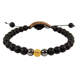 دستبند طلا 18عیار مردانه مانچو مدل BFG556