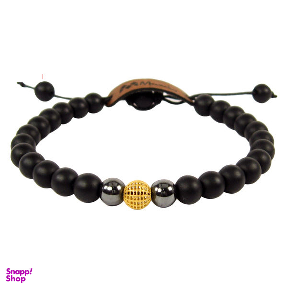 دستبند طلا 18عیار مردانه مانچو مدل BFG556