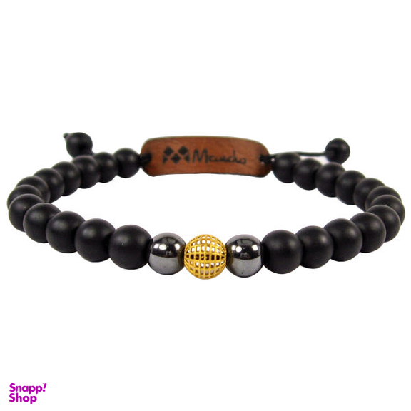 دستبند طلا 18عیار مردانه مانچو مدل BFG556