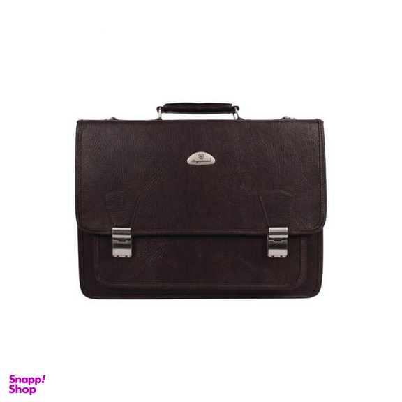 کیف اداری مردانه رویال چرم کد BF3-DarkBrown