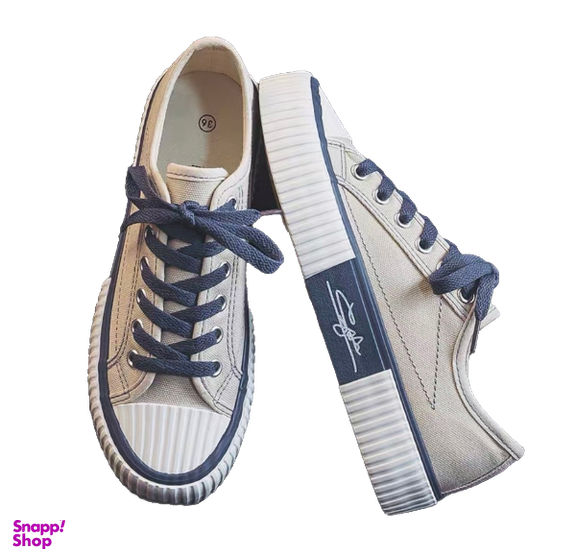 کتانی وارداتی زنانه دیوید جونز (David Jones) مدل Kane 8279 رنگ بژ