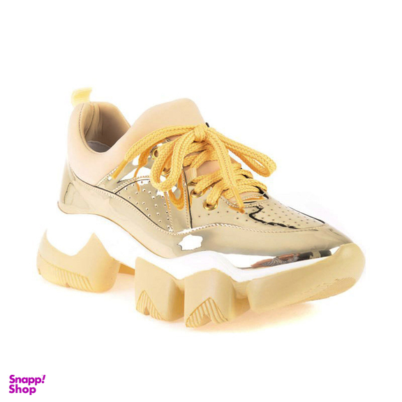 کتانی زنانه دیوید جونز (David Jones) مدل Bambi 7422 رنگ طلایی