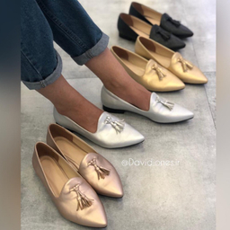 کفش زنانه دیوید جونز (David Jones) مدل Vivo V105 رنگ نقره ای